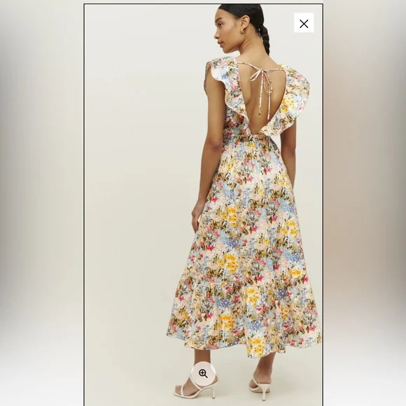 EUC Reformation Reina Dress, Sz 6 - Picture 2 of 5